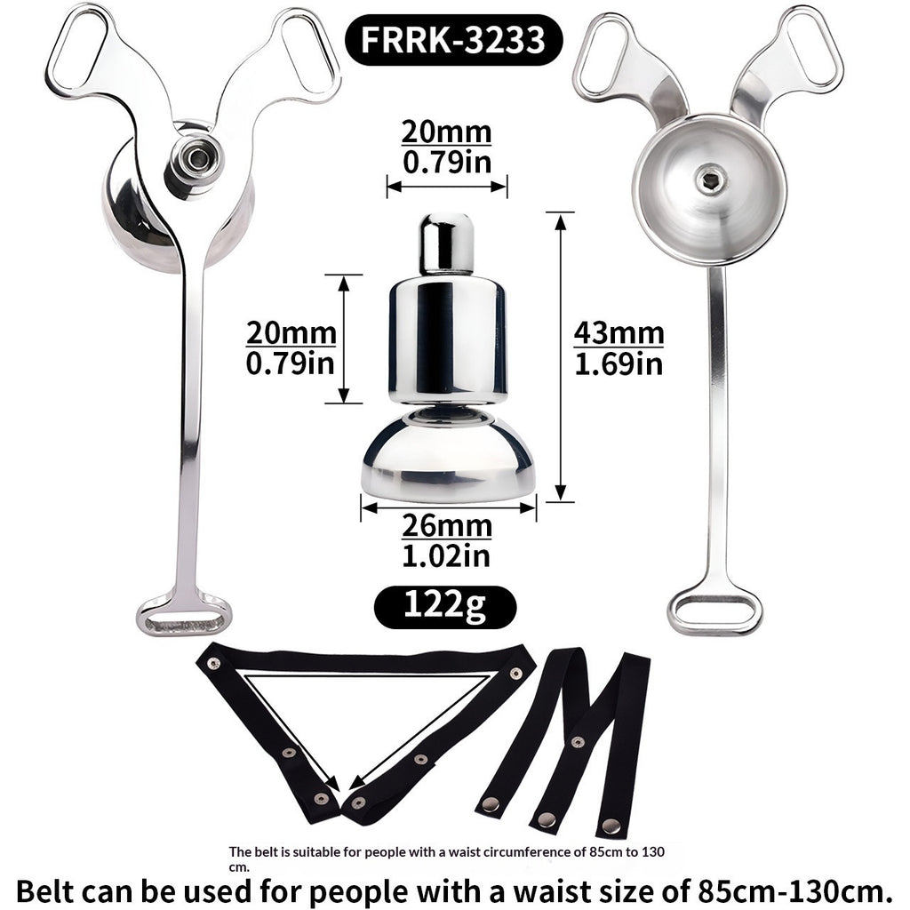 FRRK3231 Compressed Binding Hook Patch Chastity Lock