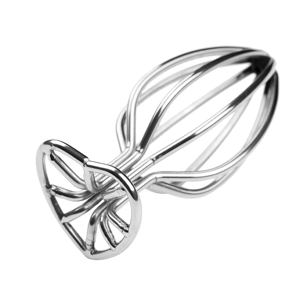 Metal Hollow Flared Dilator Toy With A Round Base