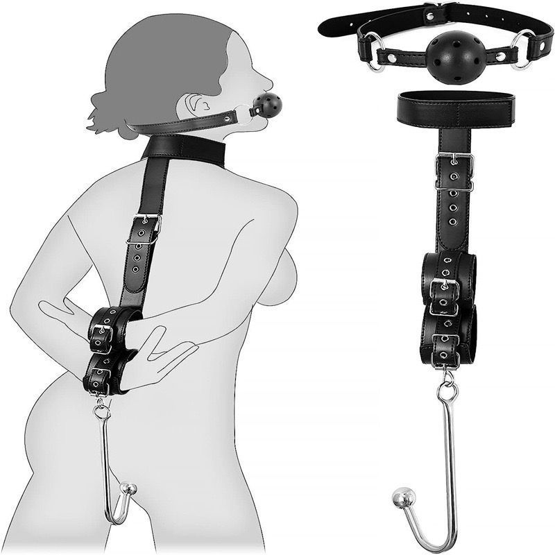 Toys For Women Reverse Handcuffs Hook Couples Bondage Restraint Toys Training Props